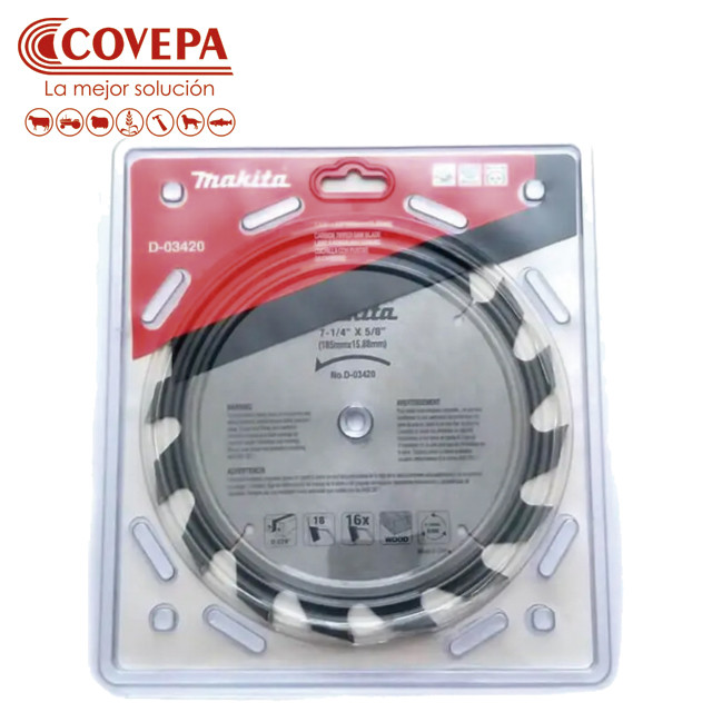 DISCO SIERRA CIR.71/4 16D MAKITA D-03420